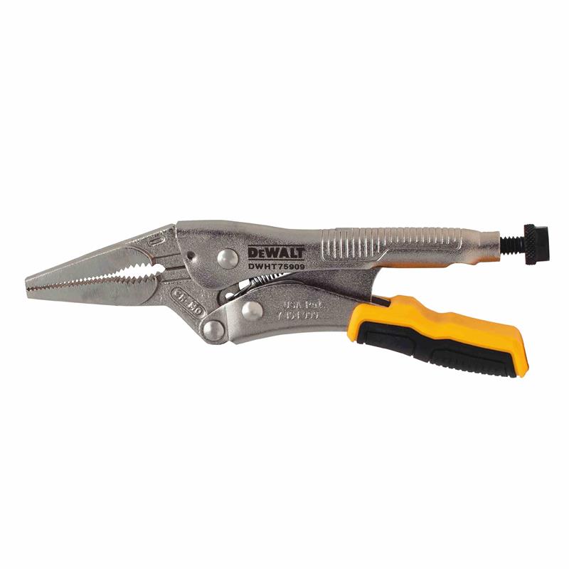 dewalt DWHT75909 6 in quick release long nose locking pliers