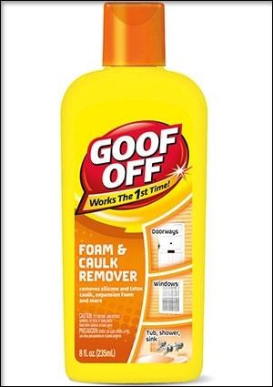 Goof off caulk deals remover