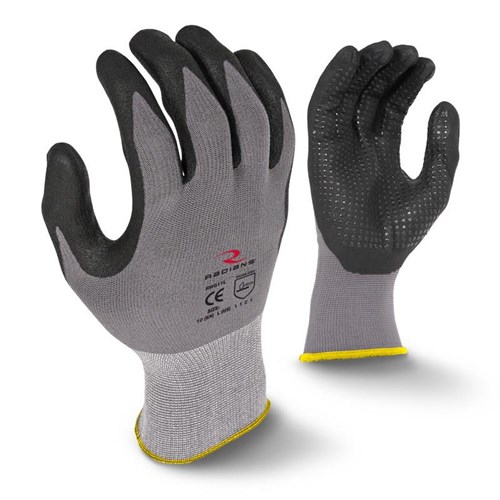 Radians RWG11 Micro-Foam Nitrile Gripper Glove (Size: XL) RWG11XL