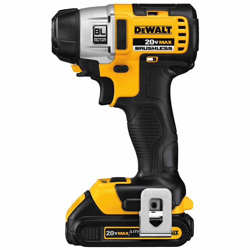 dewalt dcf895c2 20v max lithium ion brushless 3 speed 14 impact driver ...